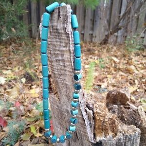 Aarikka Wooden and Silver Color Beaded Necklace